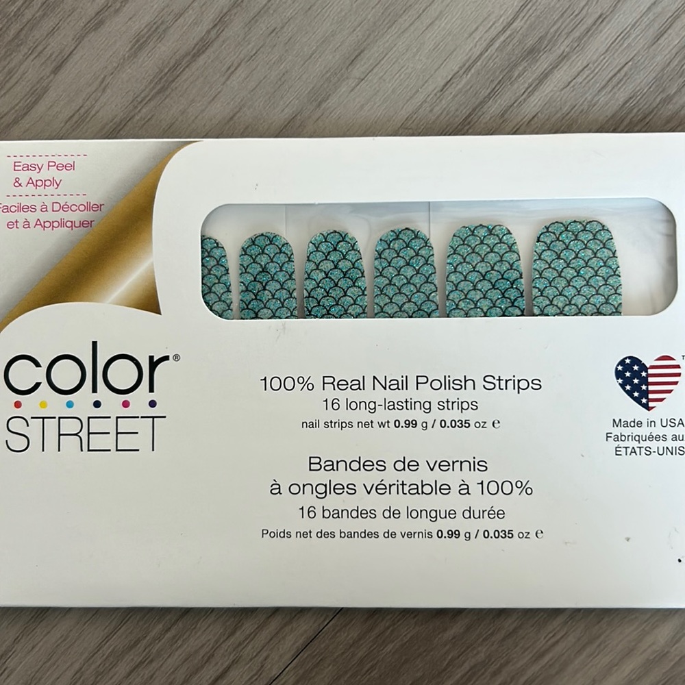 Mermaid press on nails